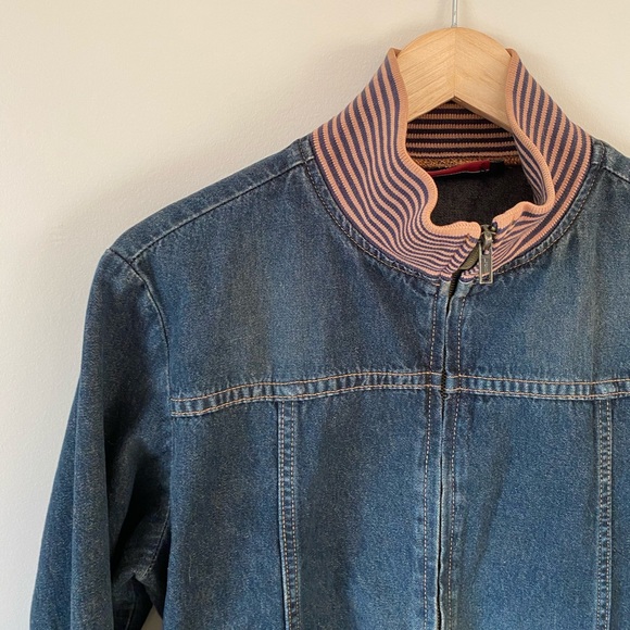 ❤️3/30❤️Zip-up Denim Jacket - Picture 3 of 8